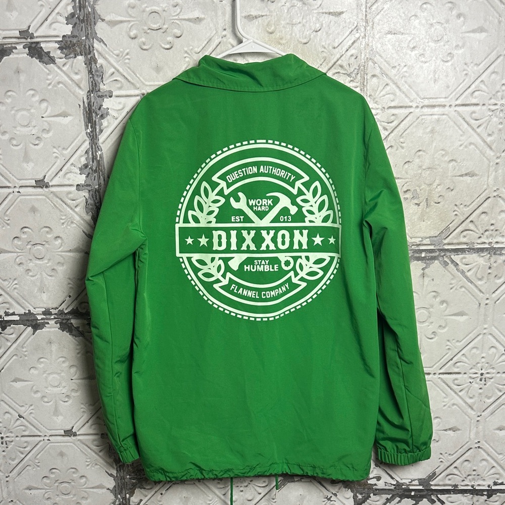 Dixxon Vibrant Green windbreaker Jacket